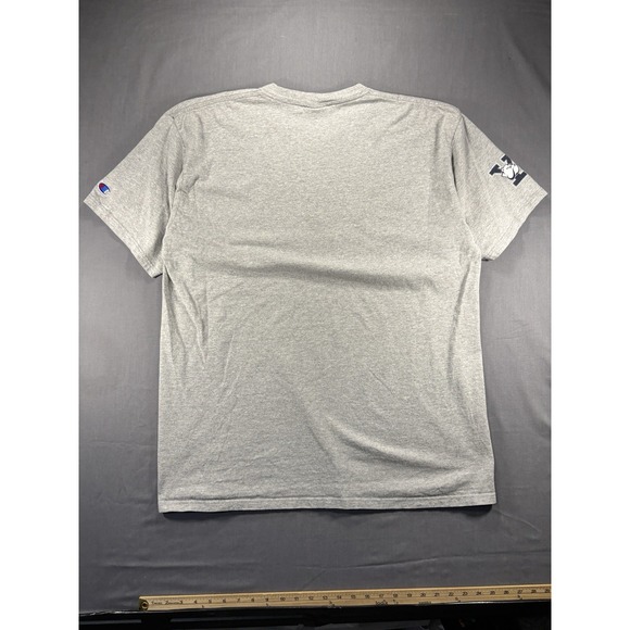 Champion Yale Baseball T Shirt Men's 2XL Gray Short Sleeve Varsity Ivy League - Picture 8 of 8